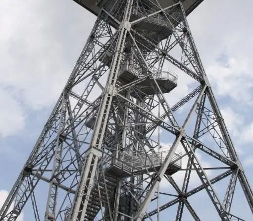 Broadcast Telecom and TV  Tower Steel Structures China